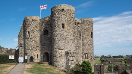 The medieval Ypres Tower in Rye