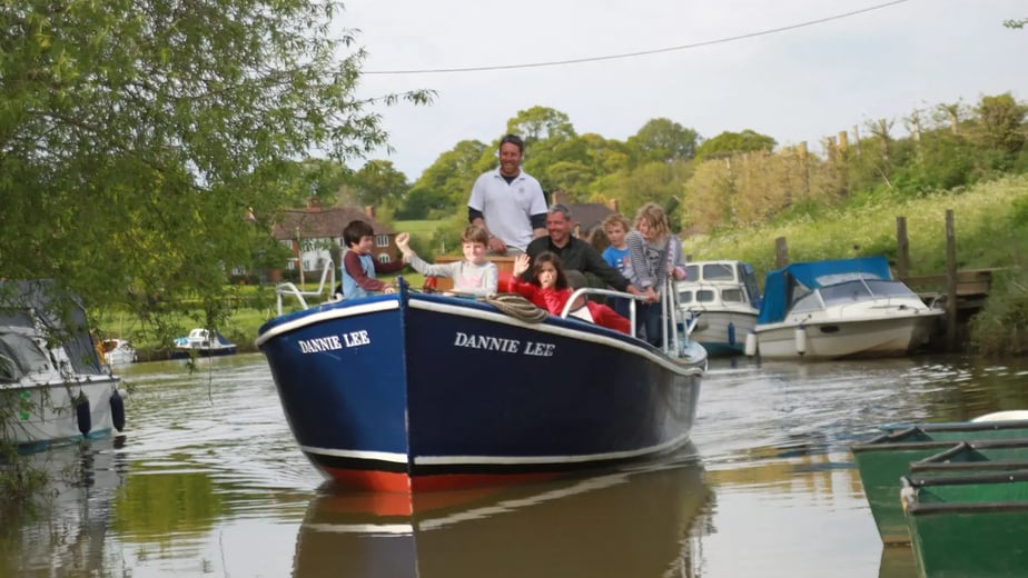 Boating on the River Rother