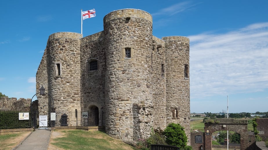 The medieval Ypres Tower in Rye